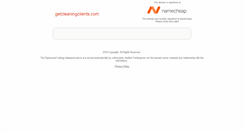 Desktop Screenshot of getcleaningclients.com